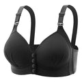 Women's Front Closure Seamless Push Up Bra