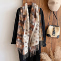 Women's National Style Warm Blanket Shawl Scarf 195x65cm