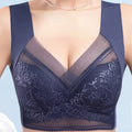 Women's Seamless Lace Wireless Ice Silk Bralette 15019