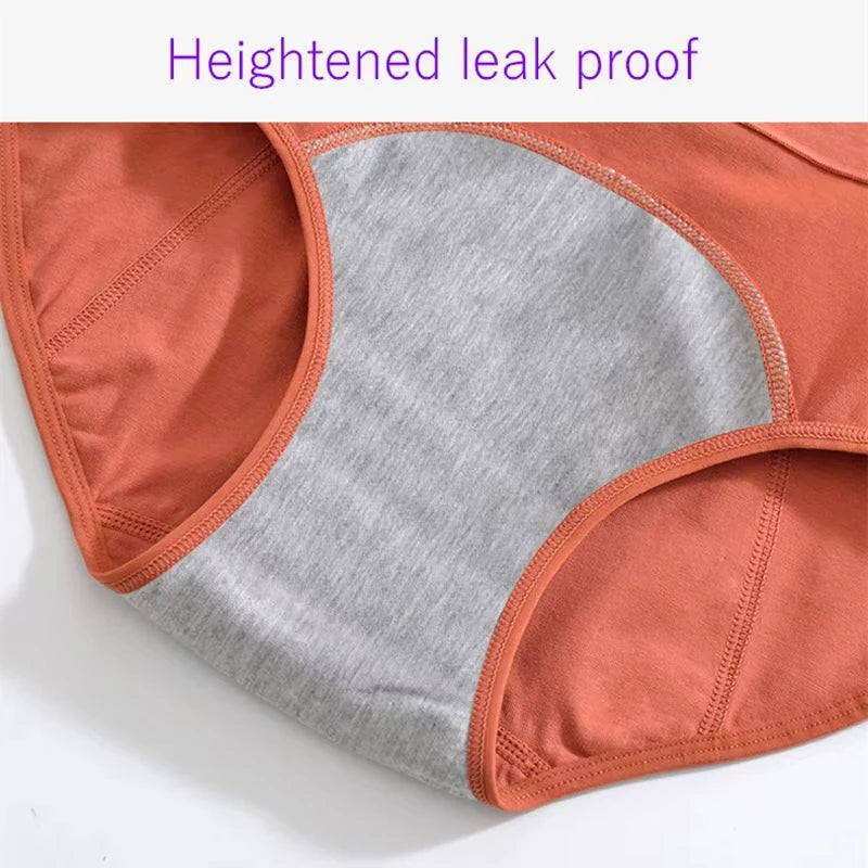 Women's High Waist Leak Proof Cotton Period Underwear