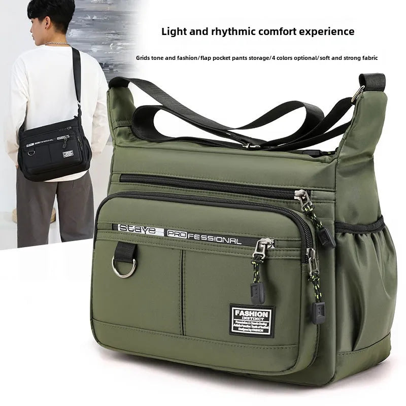 Men's Casual Oxford Cloth Crossbody Shoulder Bag