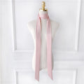 Women's Solid Color Long Chiffon Silk Ribbon Scarf 190x5cm