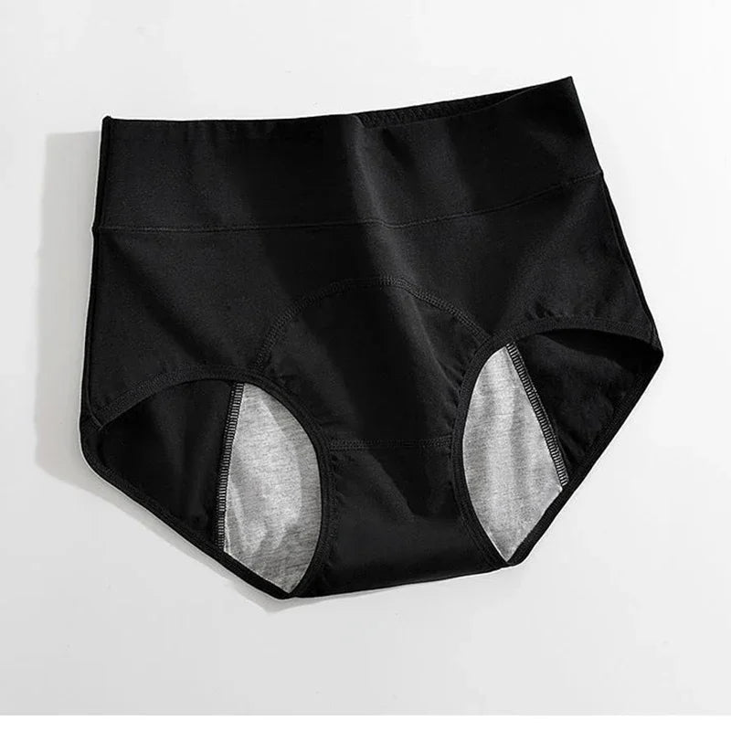 Women's High Waist Leak Proof Cotton Period Underwear