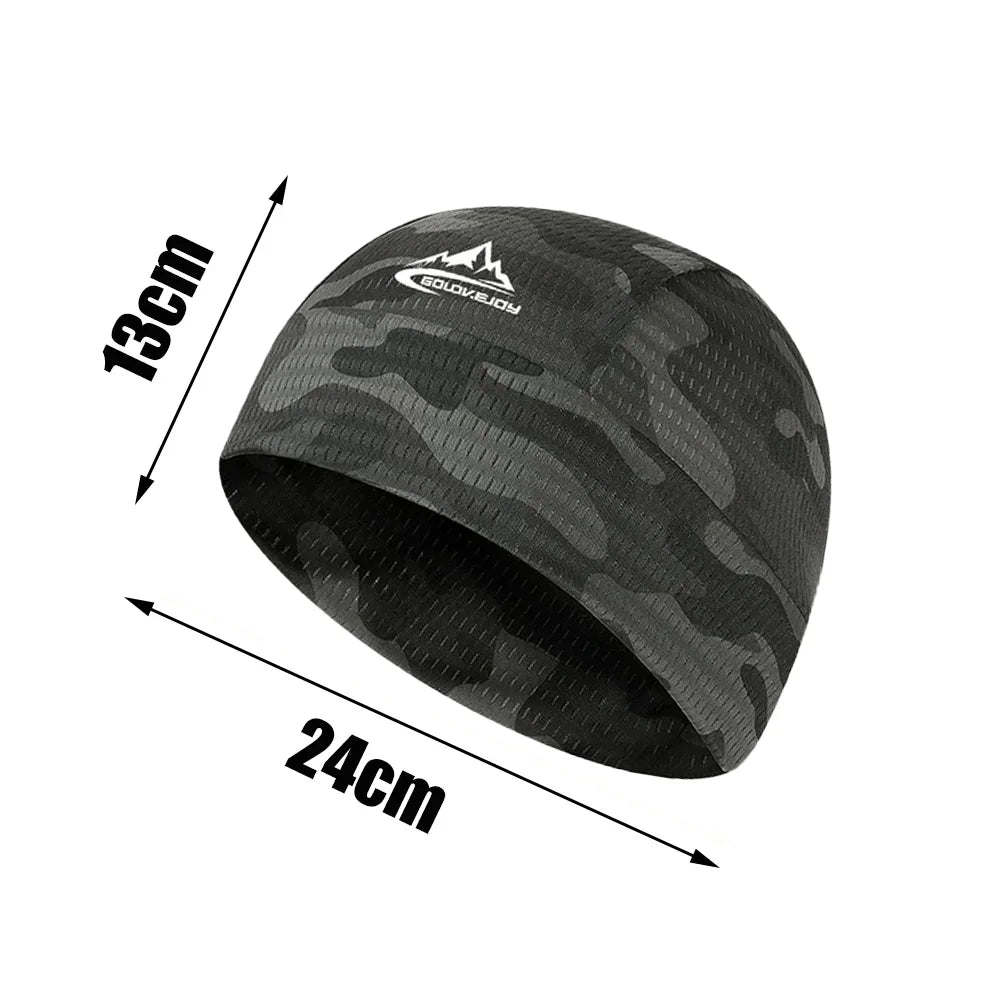 Unisex Quick Drying Breathable Outdoor Helmet Liner Cooling Skull Cap