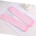 Unisex Striped Knitted Fingerless Long Winter Gloves