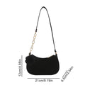 Women's Fashion Felt Underarm Shoulder Bag