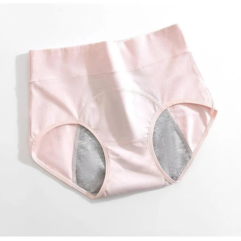 Women's High Waist Leak Proof Cotton Period Underwear