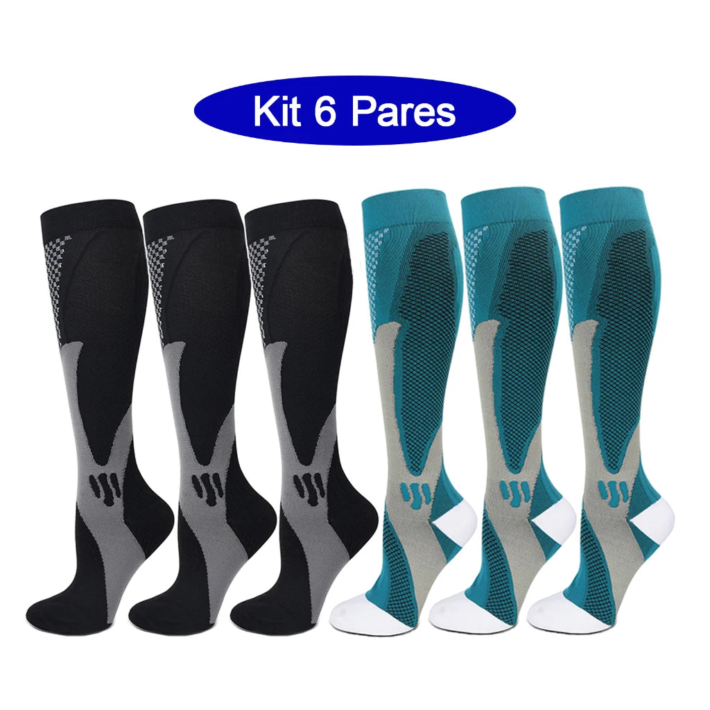 Unisex Compression Sports Knee High Stockings