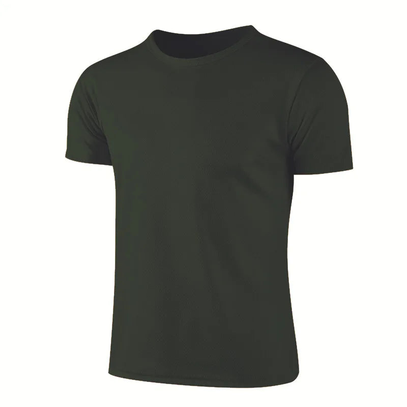 Unisex Quick Dry Breathable Short Sleeve Sport T-Shirt