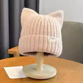 Women's Fashion Cute Cat Ears Warm Knit Winter Beanie