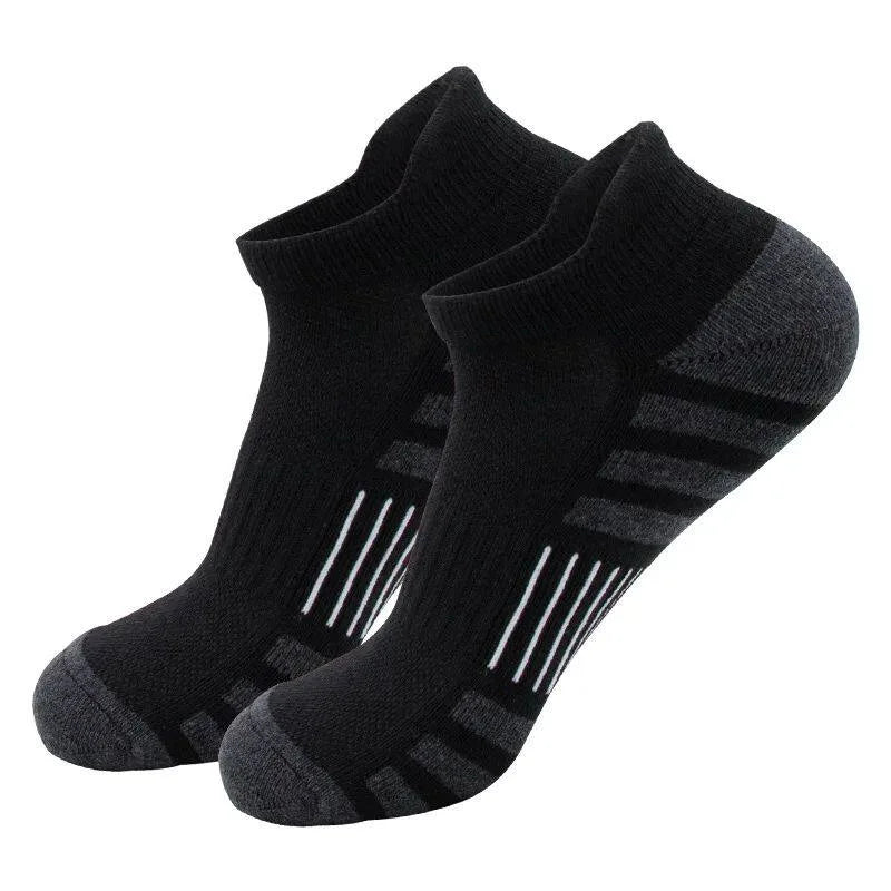 Unisex Cushioned Breathable Athletic Ankle Socks 3 Pairs