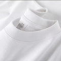 Unisex Solid 100% Cotton Loose Fit Short Sleeve T-Shirt