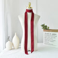 Women's Fashion Plain Chiffon Silk Long Scarf Ribbon