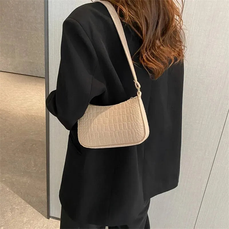 Women's Fashion Felt Underarm Shoulder Bag