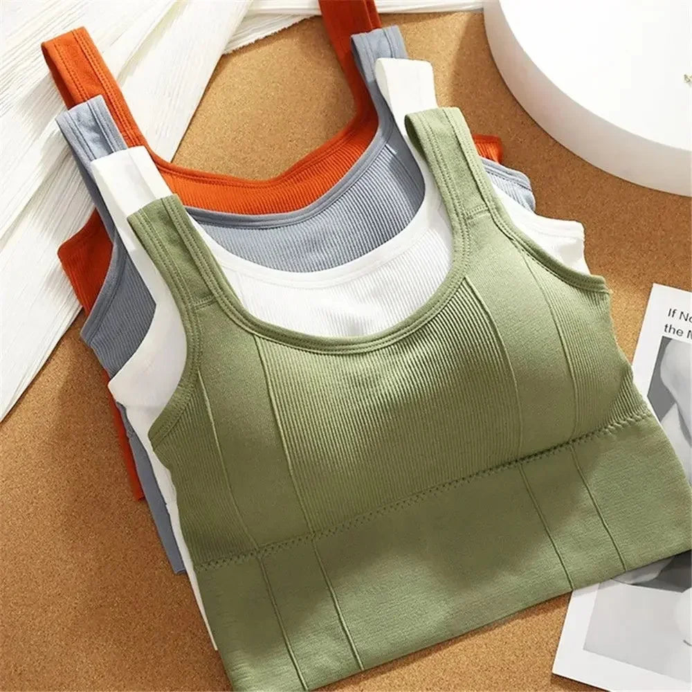 Women's Seamless Breathable Shockproof Push Up Sports Bra