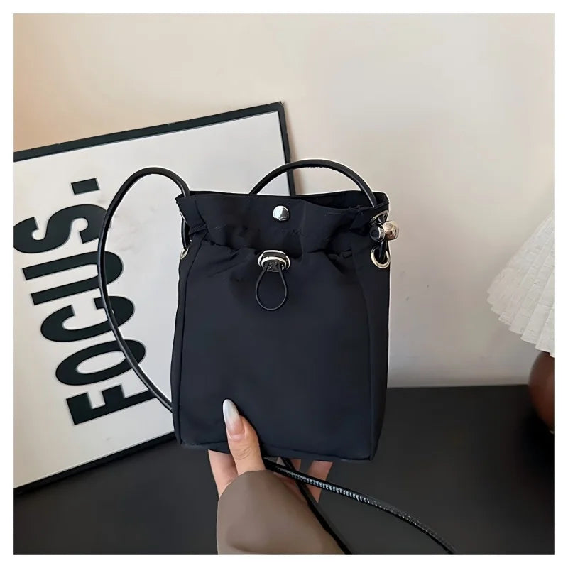 Women's Nylon Mini Phone Wallet Crossbody Shoulder Bag