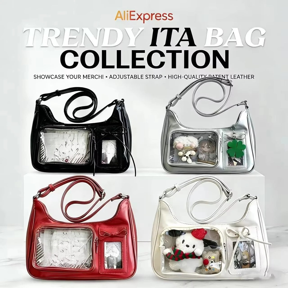 Women's Harajuku Ita Bag Crossbody Shoulder Bag