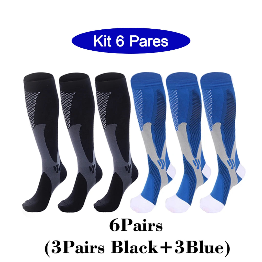 Unisex Compression Sports Knee High Stockings