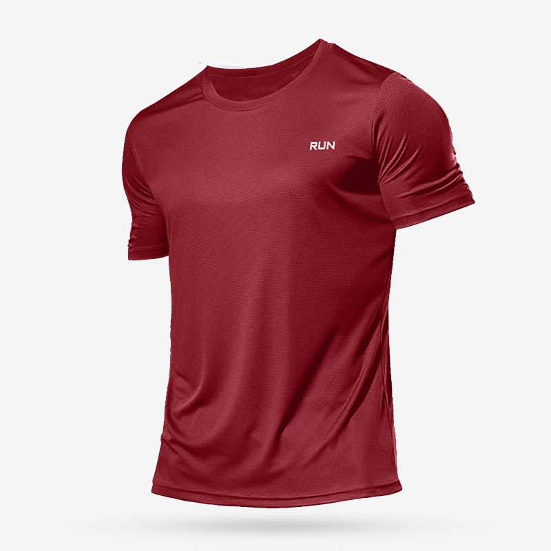 Men's Quick Dry Oversized Short Sleeve Gym T-Shirt