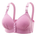 Women's Front Closure Seamless Push Up Bra