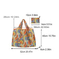 Women's Large Capacity Foldable Shoulder Grocery Tote Bag