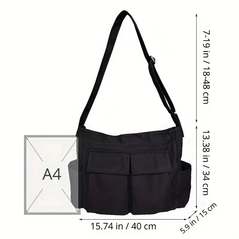Women's Vintage Canvas Crossbody Shoulder Bag