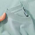Unisex Solid 100% Cotton Loose Fit Short Sleeve T-Shirt