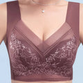 Women's Seamless Lace Wireless Ice Silk Bralette 15019