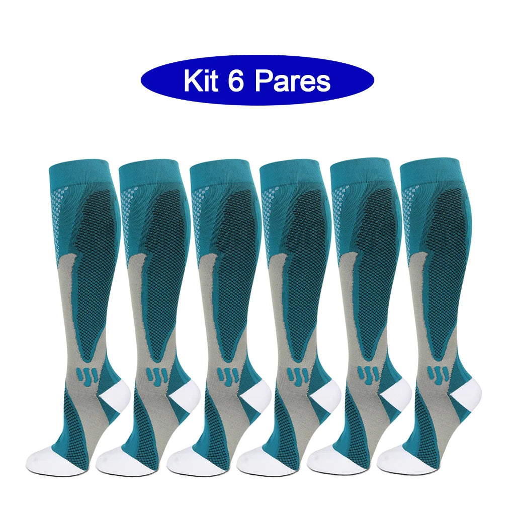 Unisex Compression Sports Knee High Stockings