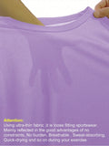 Women's Solid Color Ultralight Quick Dry Sport T-Shirt