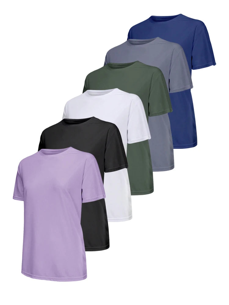 Women's Solid Color Ultralight Quick Dry Sport T-Shirt