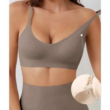 Women's Seamless Breathable Wireless Gathering Bra
