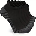 Unisex Cushioned Breathable Athletic Ankle Socks 3 Pairs