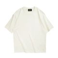 Unisex Solid Loose Fit Casual Short Sleeve T-Shirt