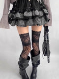 Women's Sexy Lace Floral Mesh Knee High Stockings
