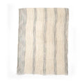 Men's Striped Cotton Linen Warm Shawl Scarf 200x75cm