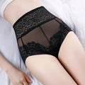 Women's Lace High Waist Mesh Tummy Control Briefs