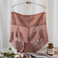 Women's Lace High Waist Mesh Tummy Control Briefs