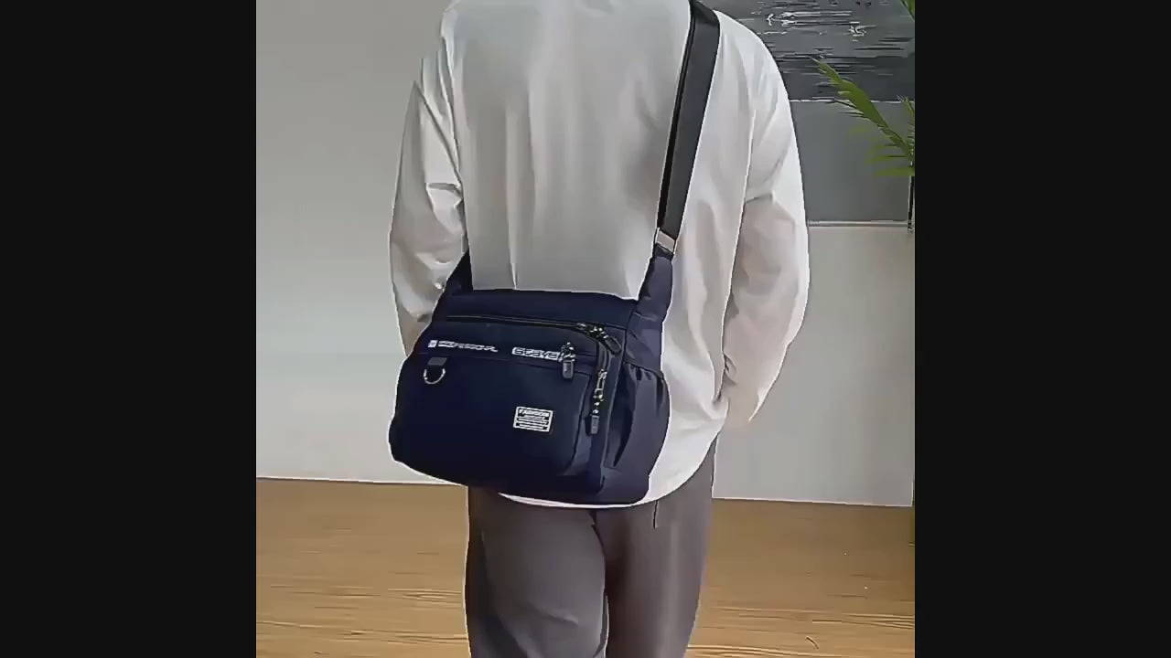 Men's Casual Oxford Cloth Crossbody Shoulder Bag