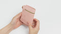 Women's Solid Color Button Short Card Coin Purse Wallet