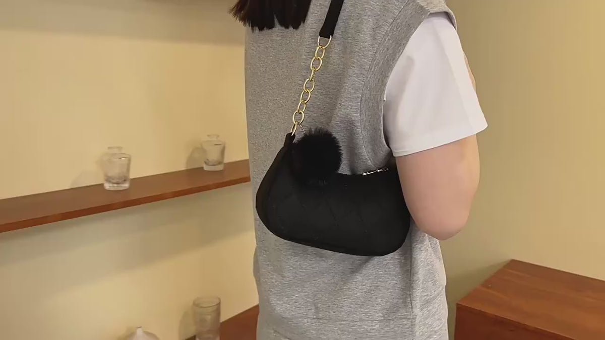Women's Fashion Felt Underarm Shoulder Bag
